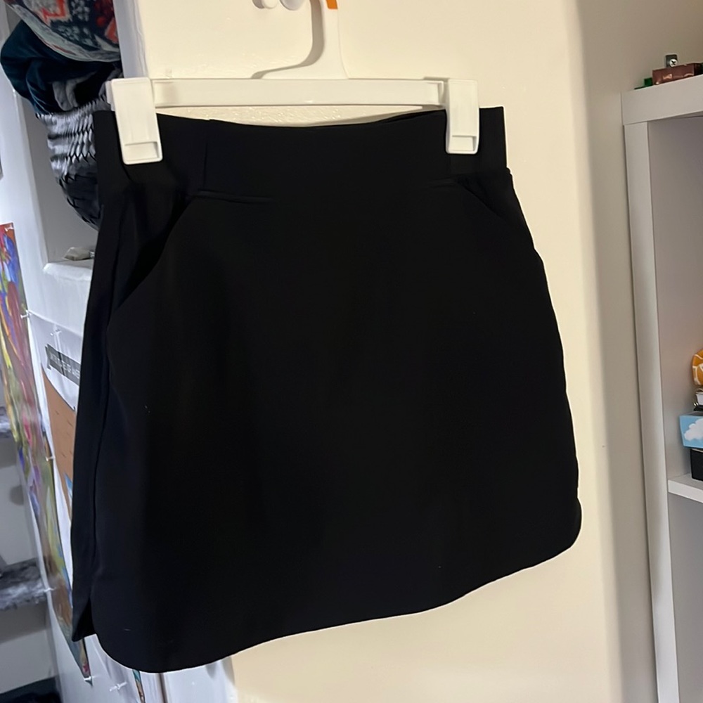 Black uniform skirt